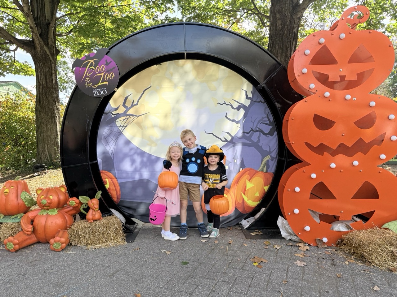 My 3 kids in their Halloween costumes