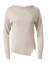 Nohr Beige Melange Knit Top | Brochu Walker