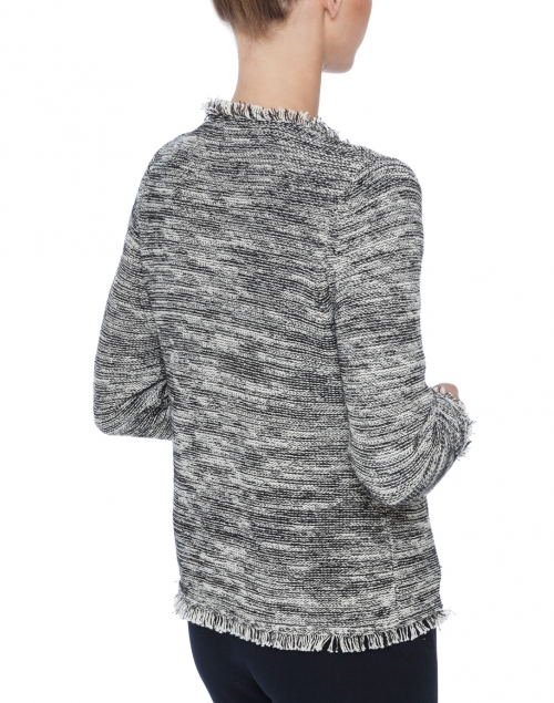 Ladies Sweater Knitted Summer Cardigan V Neck Long Cardigan Black Cotton Modal Thin Pull Femme 