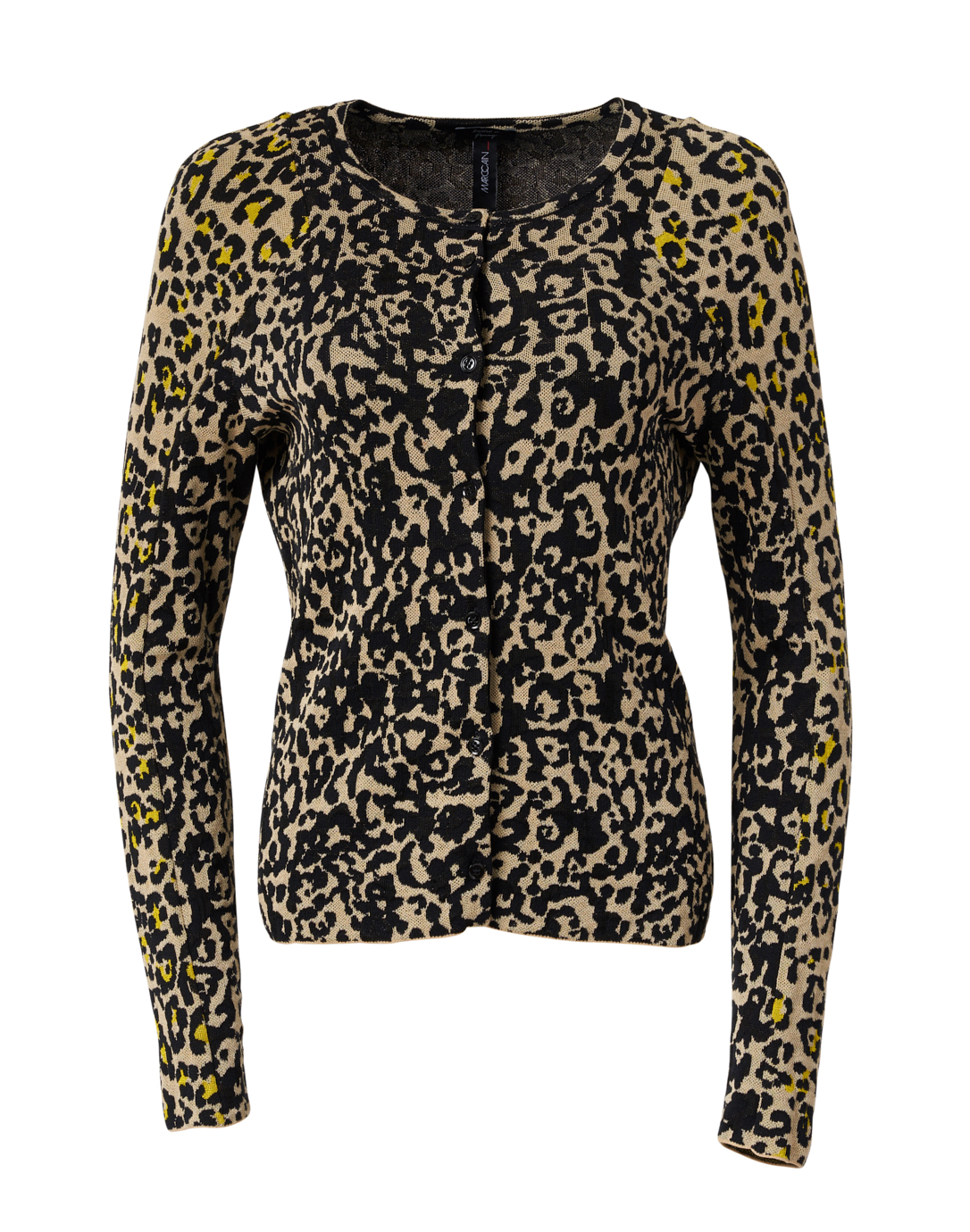 Black Animal Print Cardigan | Marc Cain