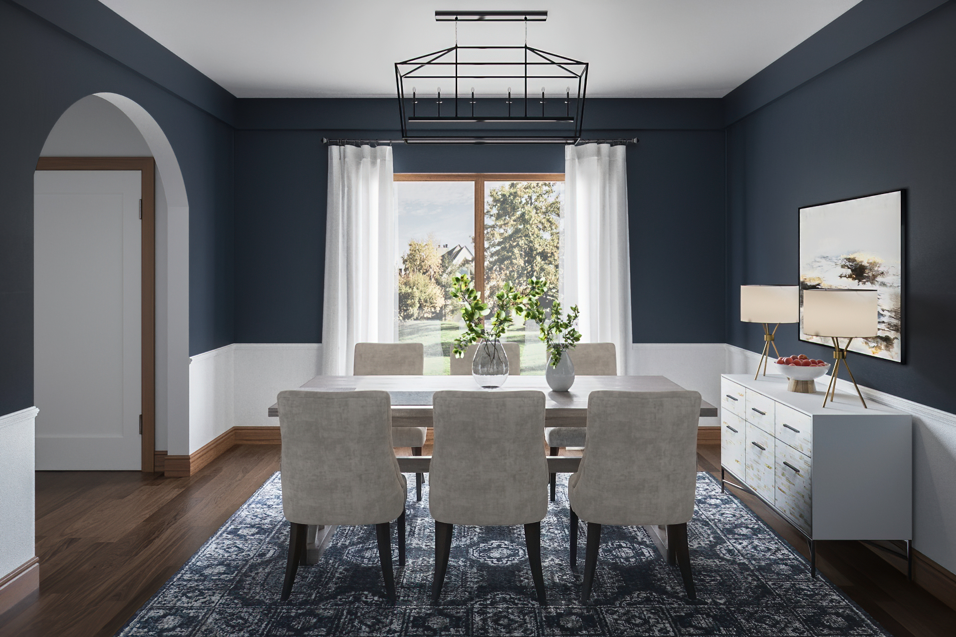 Contemporary Traditional Dining Rooms