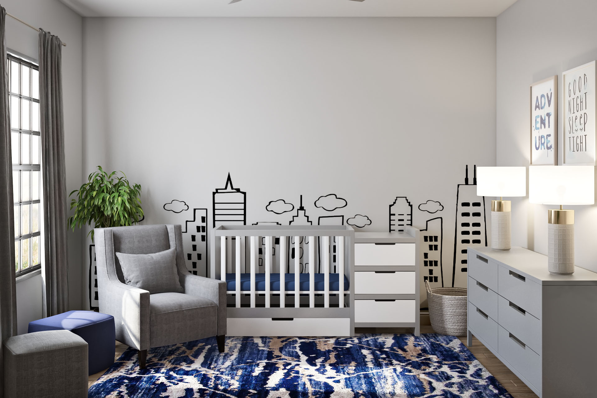 Modern Nursery Design by Havenly Interior Designer Danielle