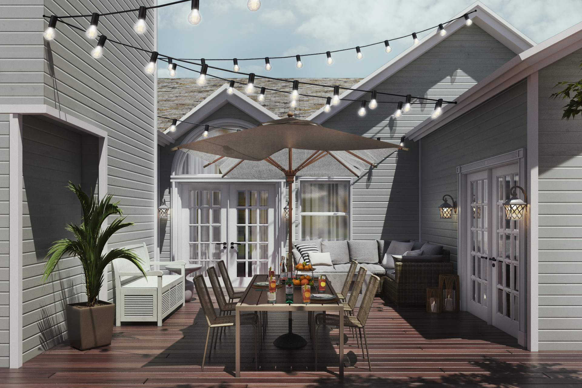 Scandinavian Modern Patio Design Ideas photo