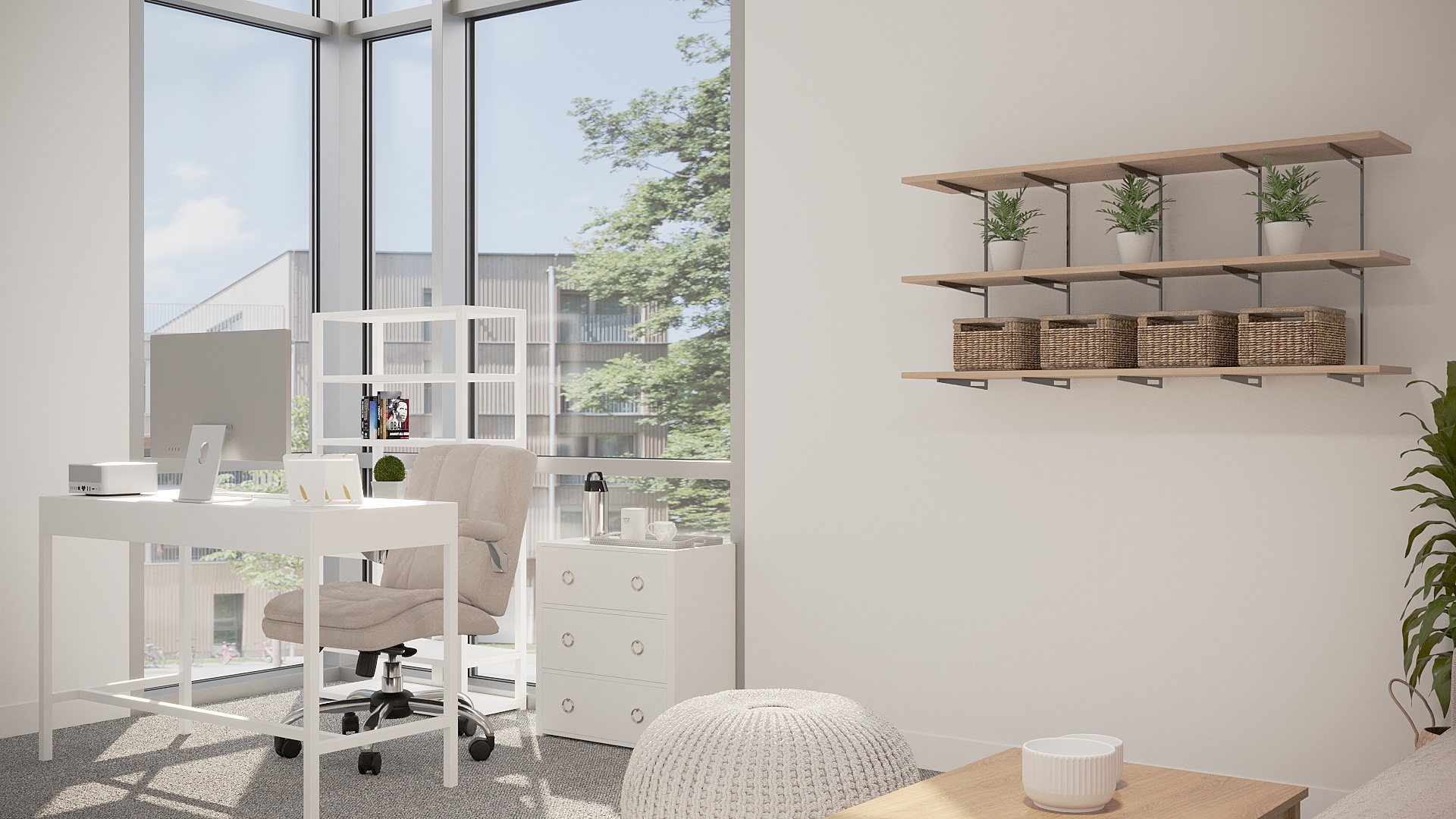 Modern, Scandinavian Office by Ana | Havenly
