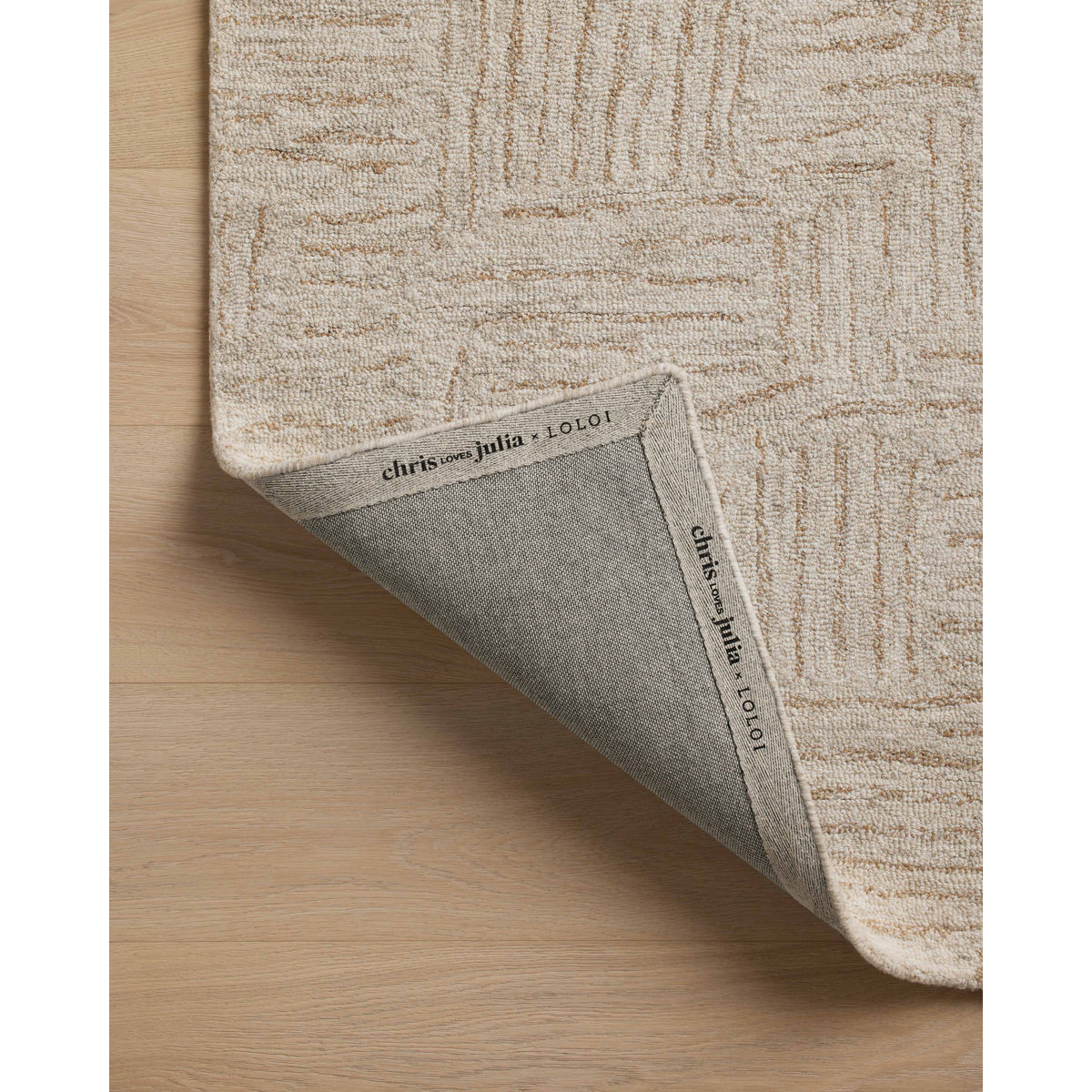 Chris Loves Julia x Loloi Polly Smoke / Sand Area Rug - Wayfair | Havenly