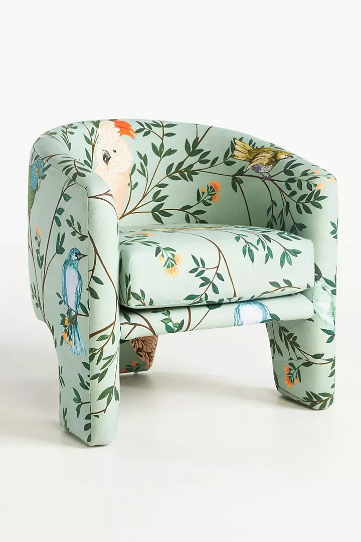 Anthropologie Effie Dining Chair Floral Effie Accent Chair By