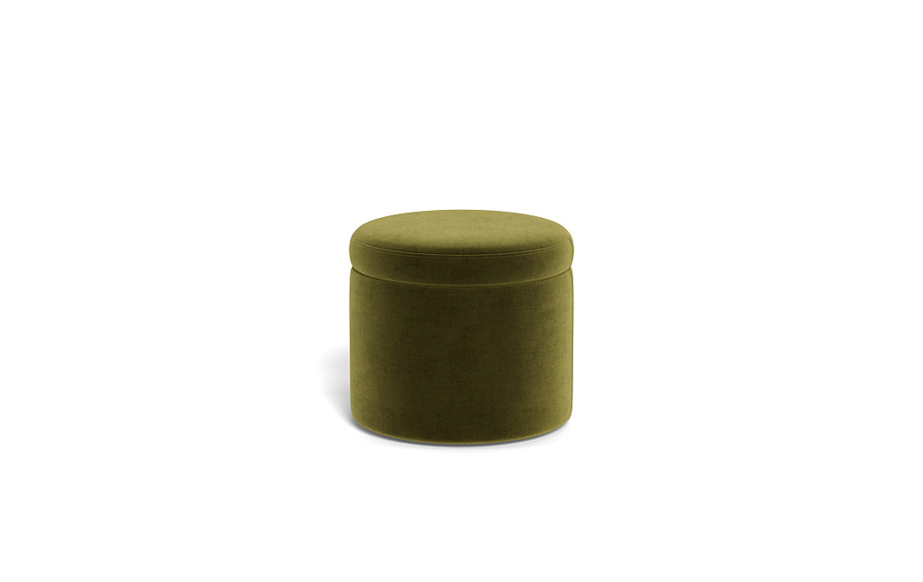 Colten Round Storage Stool Ottoman - Interior Define | Havenly