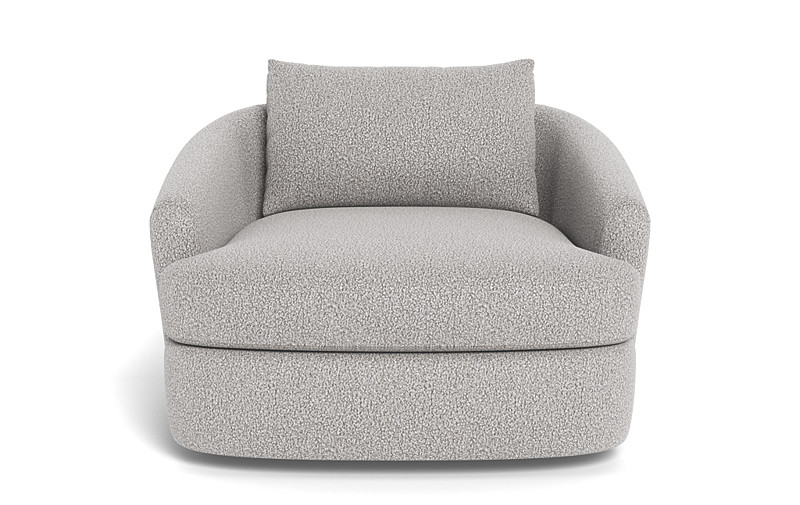Marshall Oversized Swivel Chair - Interior Define | Havenly