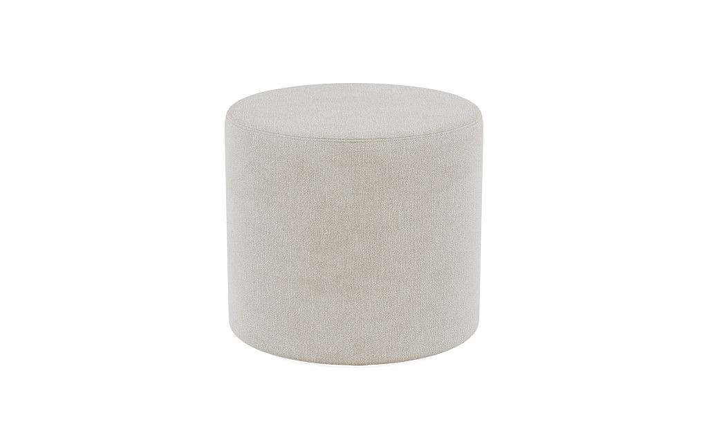 Colten Round Stool Ottoman - Interior Define | Havenly
