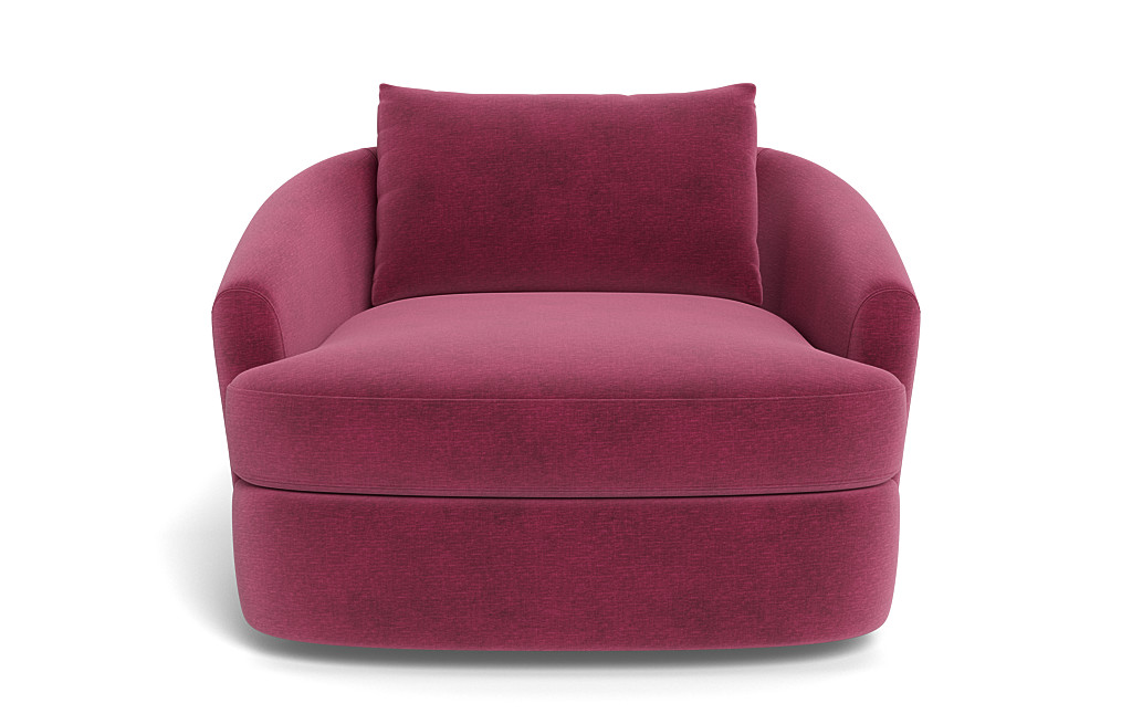 Marshall Oversized Swivel Chair - Interior Define | Havenly