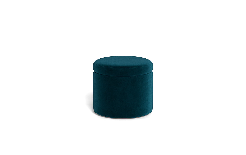Colten Round Storage Stool Ottoman - Interior Define | Havenly