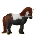 Unicorn pony Flaxen Chestnut 