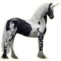 Riding unicorn Black