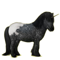 Unicorn pony Shetland Black