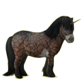 Unicorn pony Shetland Chestnut