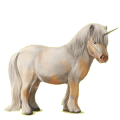 Unicorn pony Flaxen Chestnut 