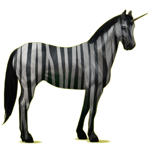 Riding unicorn Paint Horse Chestnut Overo