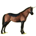 Unicorn pony Black