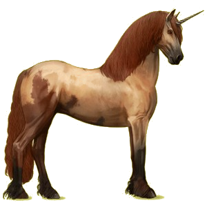 Jednorożec wierzchowy Koń fryzyjski Kara