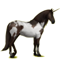 Jednorożec wierzchowy Siwa Jabłkowita