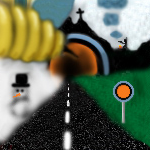 Thor and Marcus meet Dali by Znux