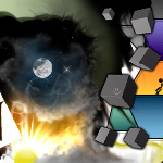 relaxing against my neighbor's 1-pixel wall by kirbyUFO