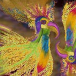 electric ghost chickens on ice by nauti1us