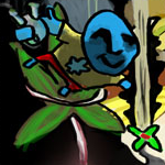 sorry bout this. had some GOOD hash today and felt like drawing. by wirewolf