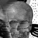 Life and death are never black and white, skull in shades of grey. by PixelPolisher