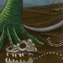 dinosaurs graveyard by raganaga