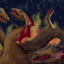 The sky is falling, the fire is rising... but dragons are still alive!!!!!!!!!!!!!!!!!!!! by Damien_Dark