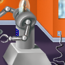 dorky robotic lab assistant by raganaga