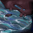 Stepping by the troubled waters by anton