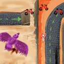 watch for flying bicycles by Freeek