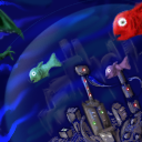 Underwater city, fishies by hfos