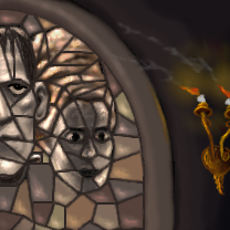 Stein glass window by raganaga