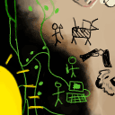 cave drawings by Freeek