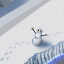 snowman in a blizzard by isildur