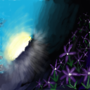 Sunset with flowers... by ize