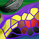 blended colors with stained glass by Tamago