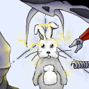 poor rabbit! by enzi