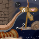 death by signpost lol! =) by somethinksfishy