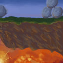 flying isle by Amize