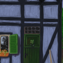 Half-timbered house. by robotriot