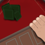 The foot steps on the dollhouse by nessahead