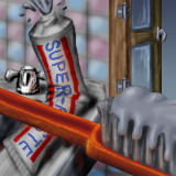 Relieved Frustration in the Bathroom by Essobie