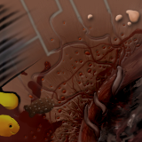 hairy insides. my last nasty organic tile for awhile, i promise ;b by kirbyUFO