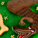 It started out as a crocodile, but doesn't look much like one now. by NetCritter