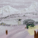 Airbase in the snow by robotriot