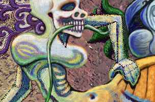 blue rose by raganaga